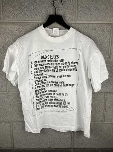 Vintage Vintage 90s DADS RULES 10 COMMANDMENTS Sin