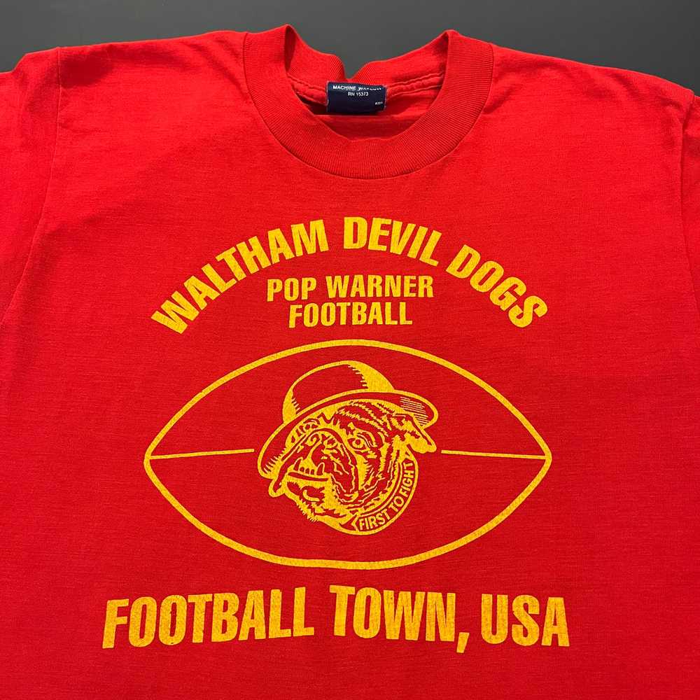 Vintage Waltham Devil Dogs Football Shirt S - Gem