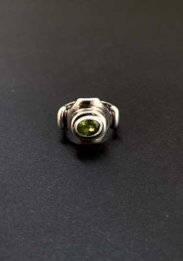 Vintage 1980s Andarbelt Ring - Sterling/Peridot