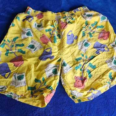 Vintage 80s - 90s Couture? Joe Boxer Silk Shorts