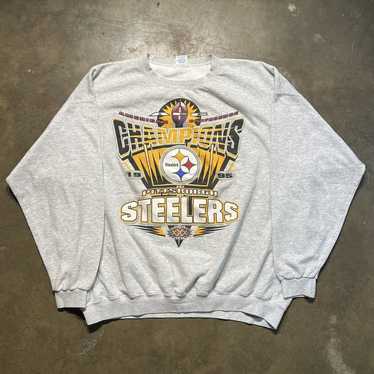 Vintage 1995 Pittsburgh Steelers Grey Starter Swea