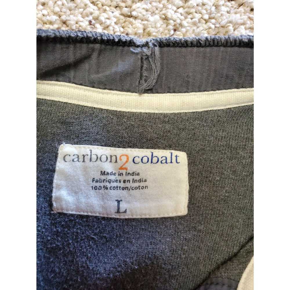 Carbon Carbon 2 Cobalt Shirt Large Mens Gray Long… - image 3