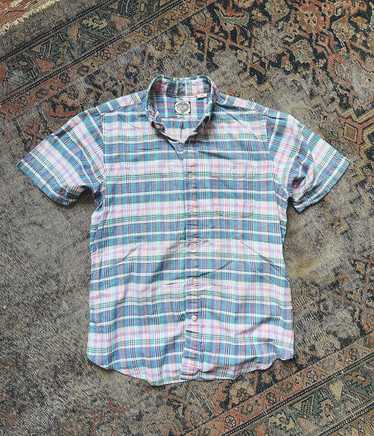 Vintage Short Sleeve Madras Shirt - image 1