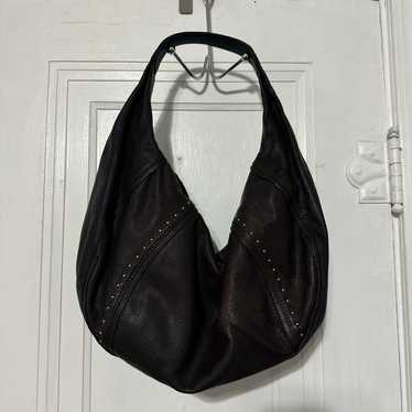 Brown leather Sigrid Olsen hobo purse