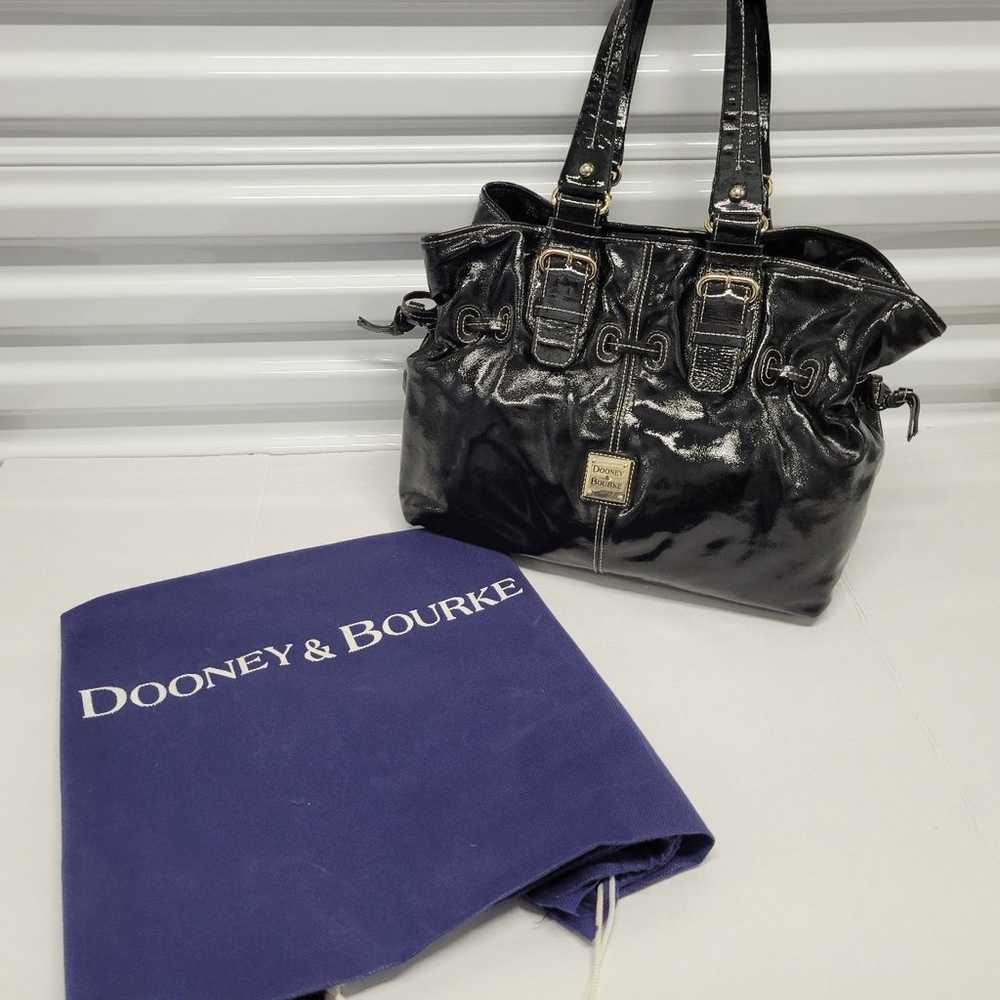Dooney and Bourke black patent leather purse - image 12