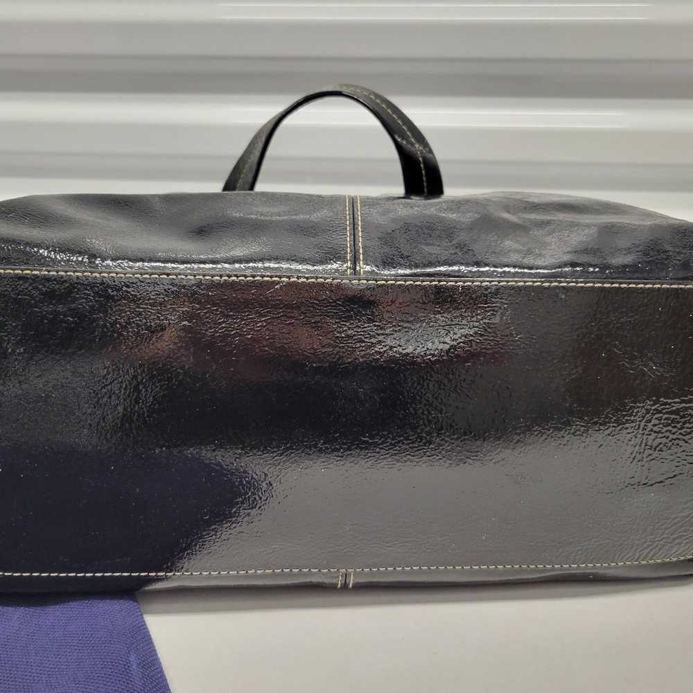 Dooney and Bourke black patent leather purse - image 9