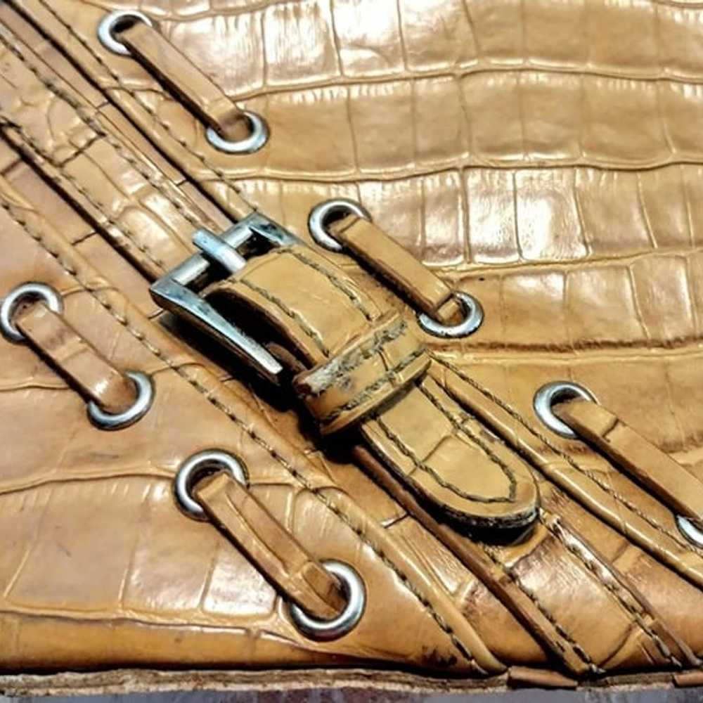 PRADA Authentic Light Brown Handbag Purse w/ 4 In… - image 12