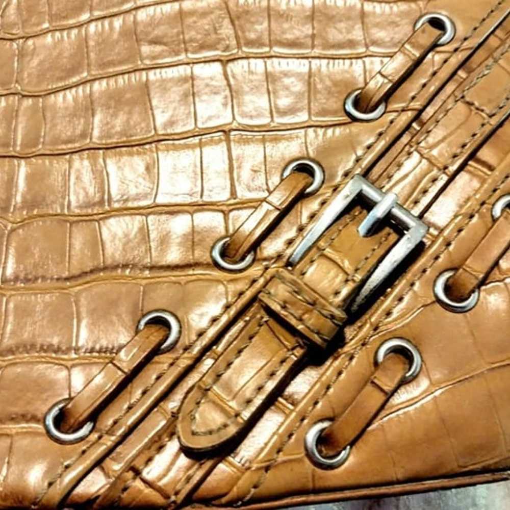 PRADA Authentic Light Brown Handbag Purse w/ 4 In… - image 4