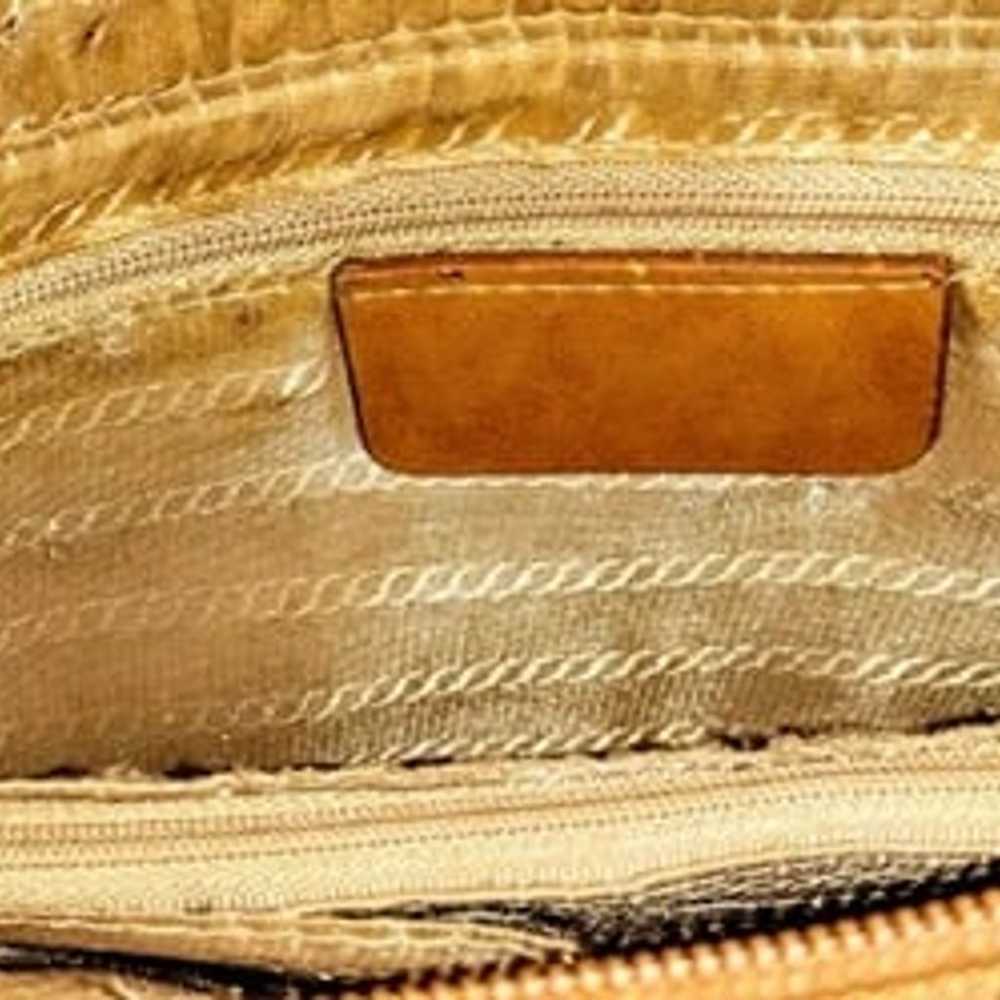 PRADA Authentic Light Brown Handbag Purse w/ 4 In… - image 8