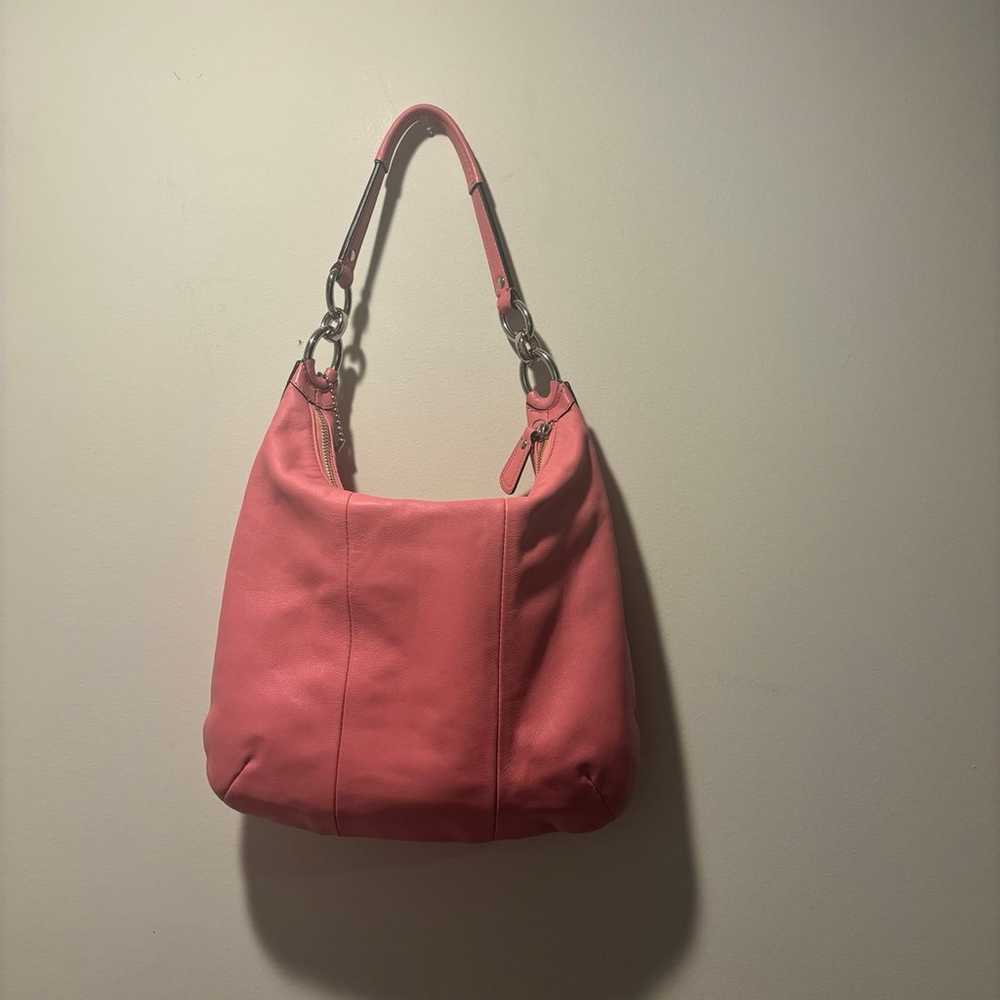 PINK Coach shoulder bag - image 6