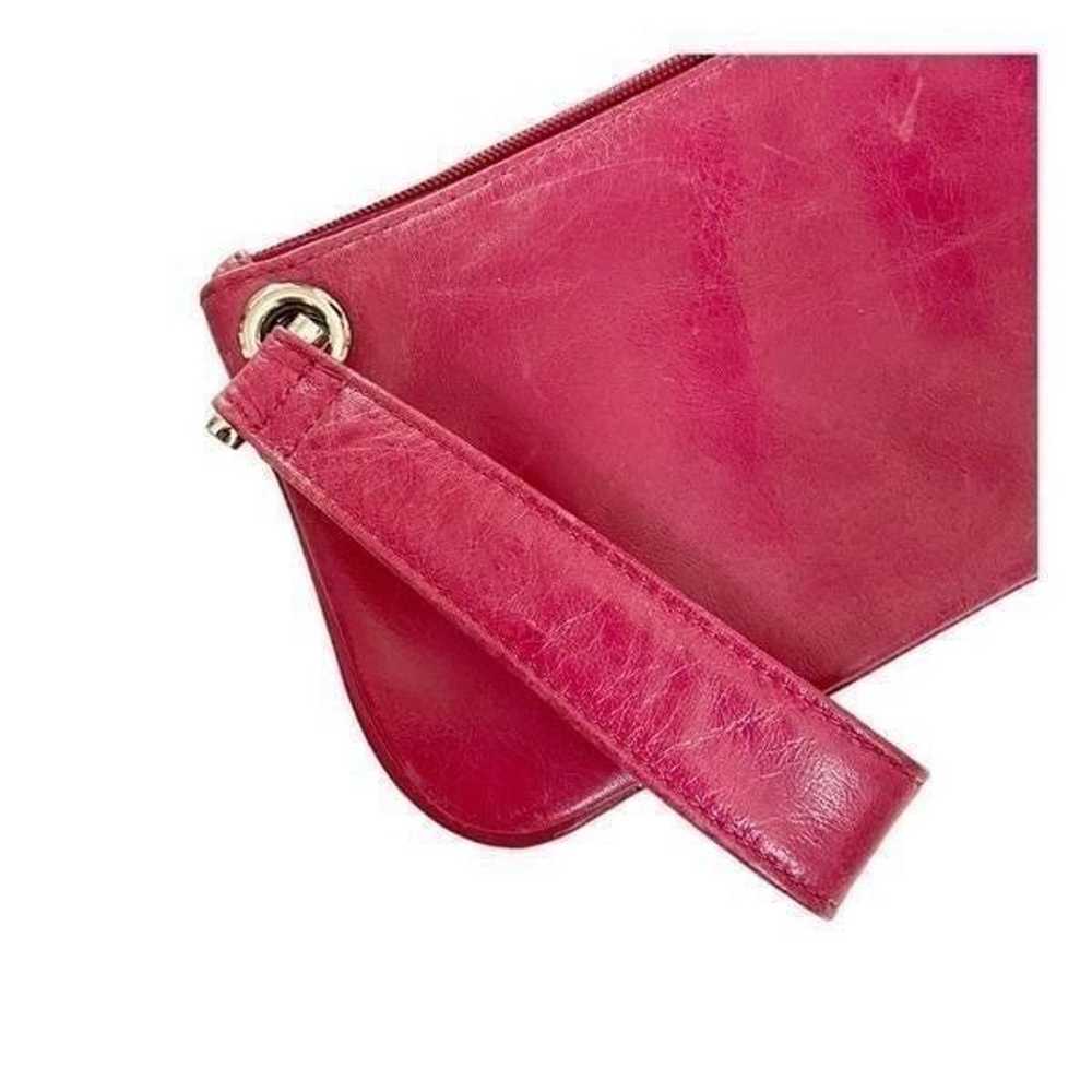 HOBO The Original Pink Leather Wristlet - image 3