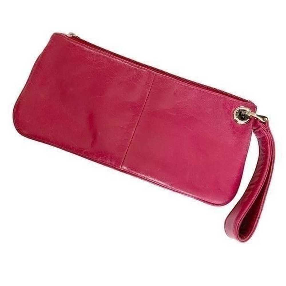 HOBO The Original Pink Leather Wristlet - image 5