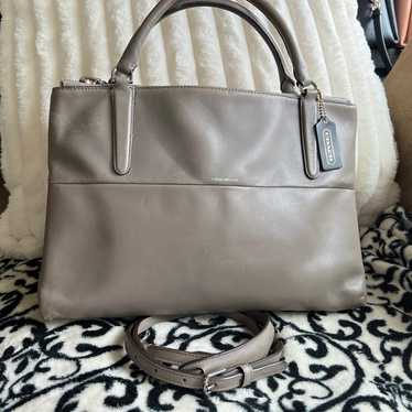 Coach The Borough Bag in Warm Gray Glove Tanned L… - image 1
