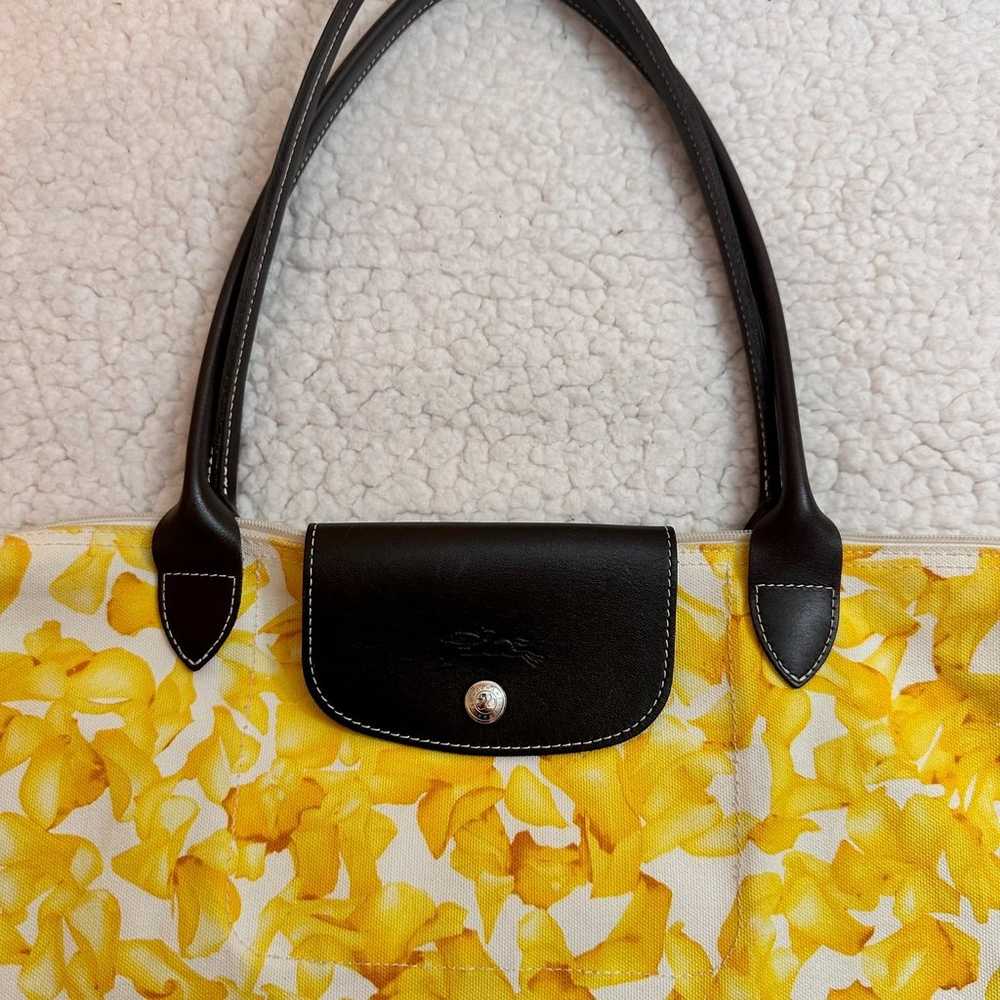 LONGCHAMP Le Pliage Darshan Yellow Large Tote - image 3