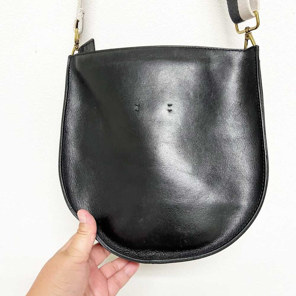 Madewell Womens Black Leather Two Tone Crossbody … - image 6