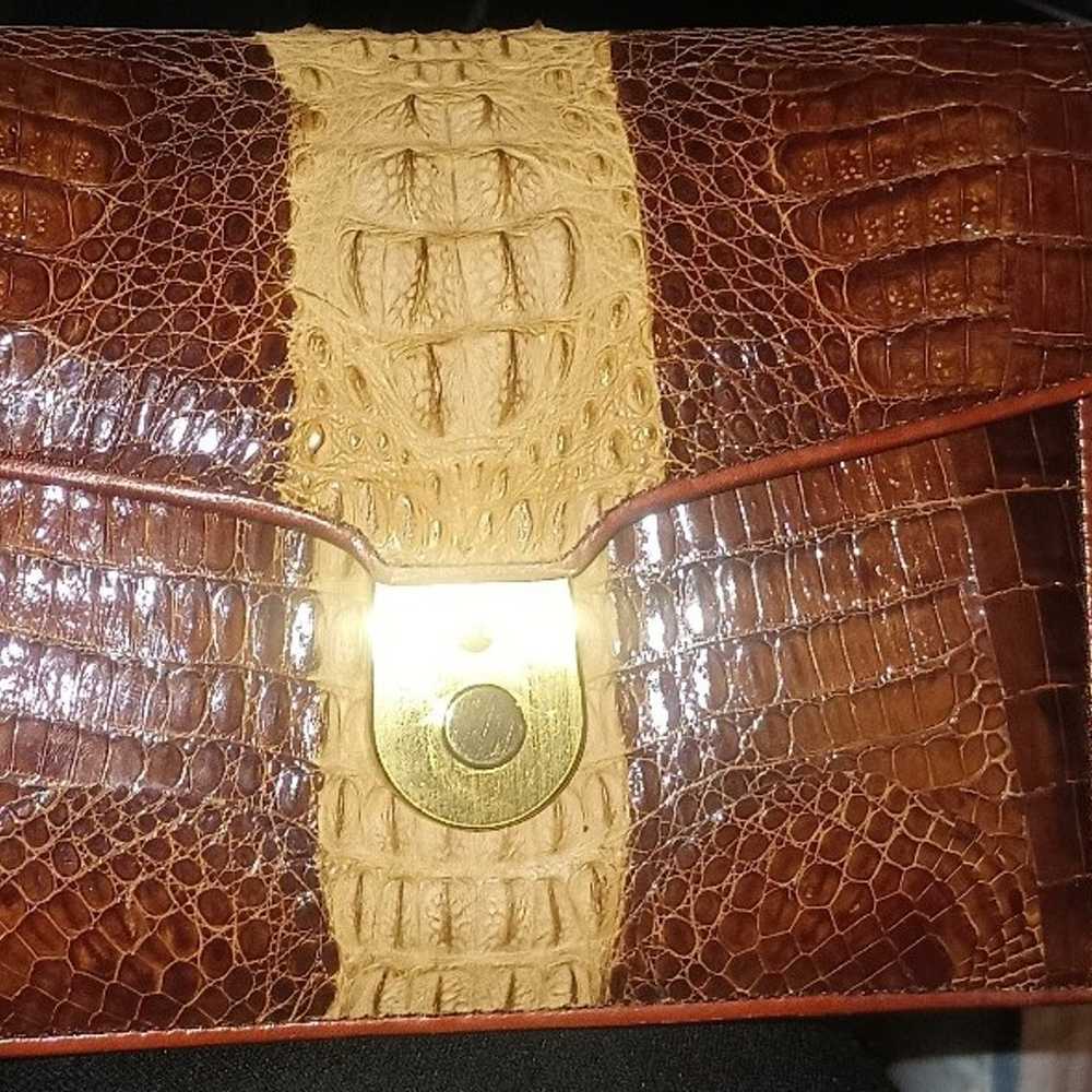 Crocodile Handbag - image 2
