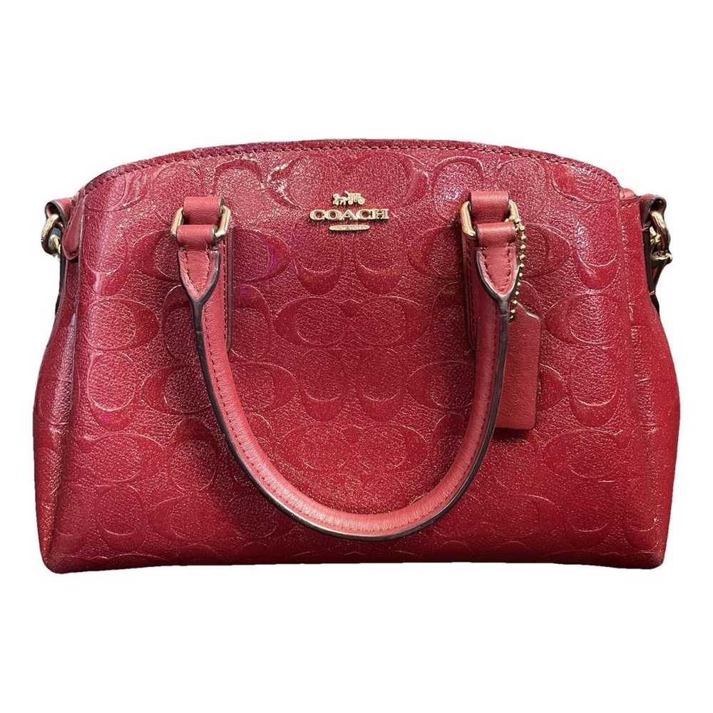 Coach Cartable mini sierra leather crossbody bag - image 1