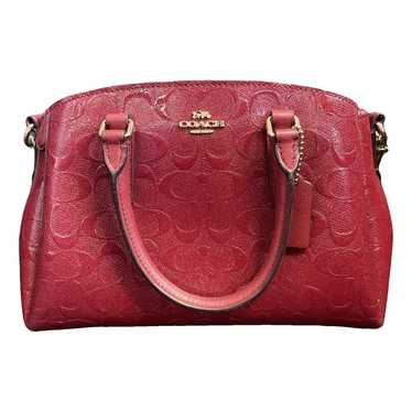 Coach Cartable mini sierra leather crossbody bag