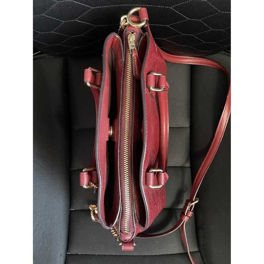 Coach Cartable mini sierra leather crossbody bag - image 5