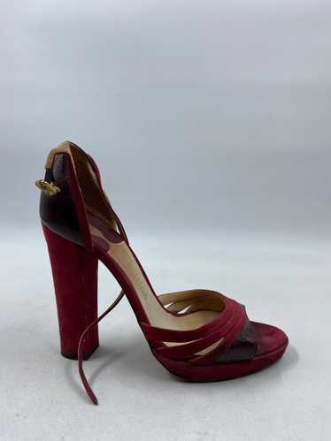 Authentic Chloe Red Pump Heel W 6.5