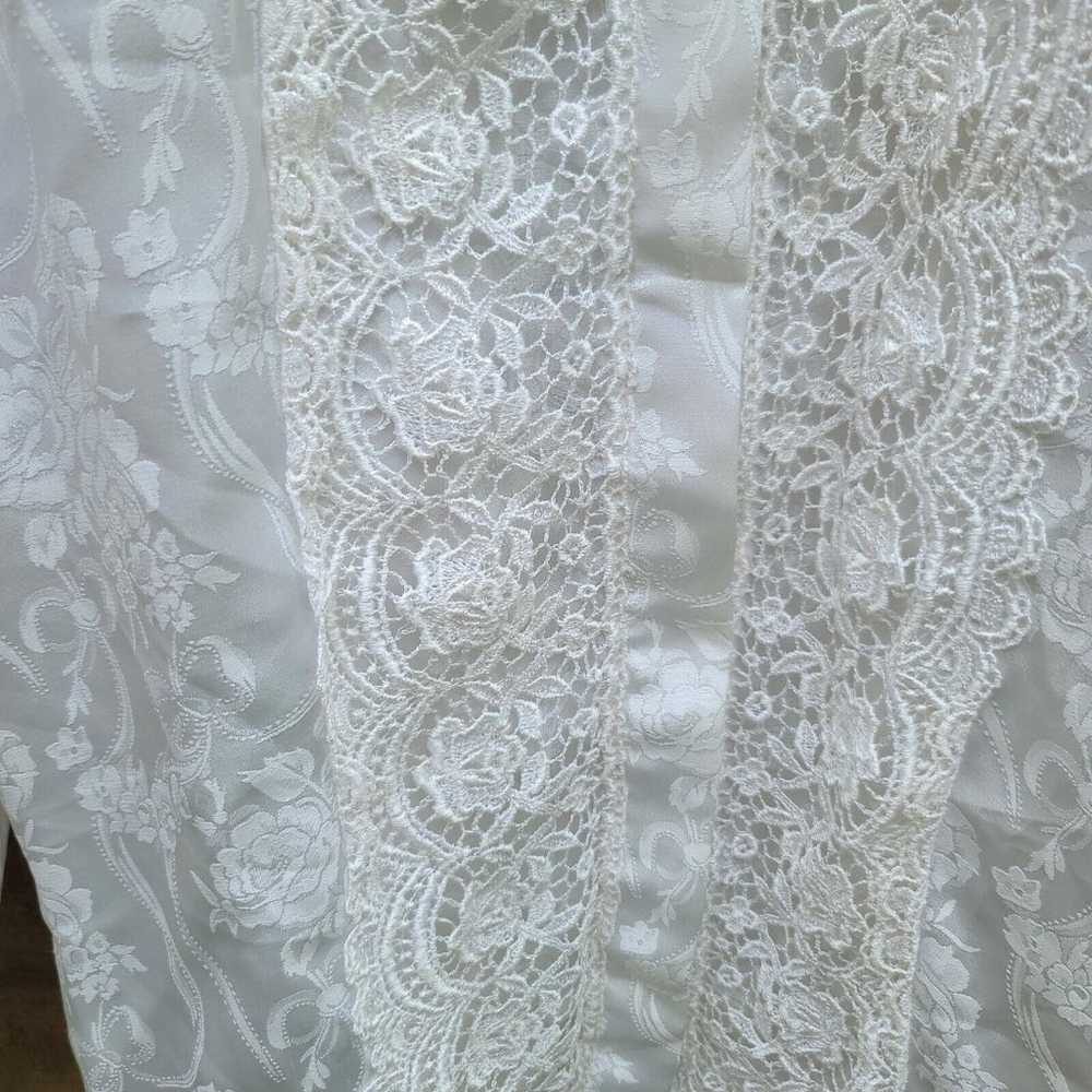 Scott McClintock White Lace Printed Off White Lac… - image 3