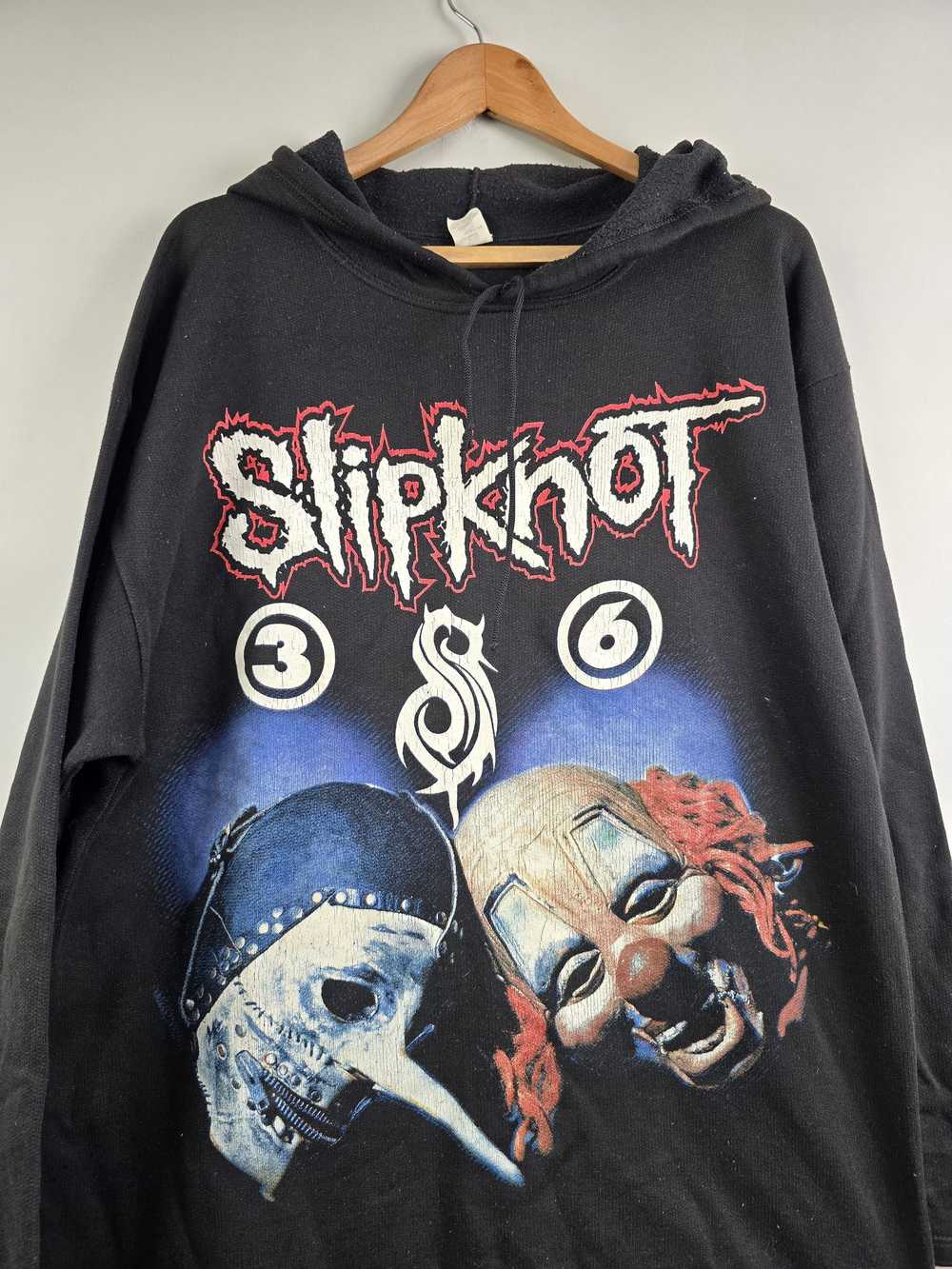 Band Tees × Slipknot × Vintage 90s Slipknot Hoodi… - image 2