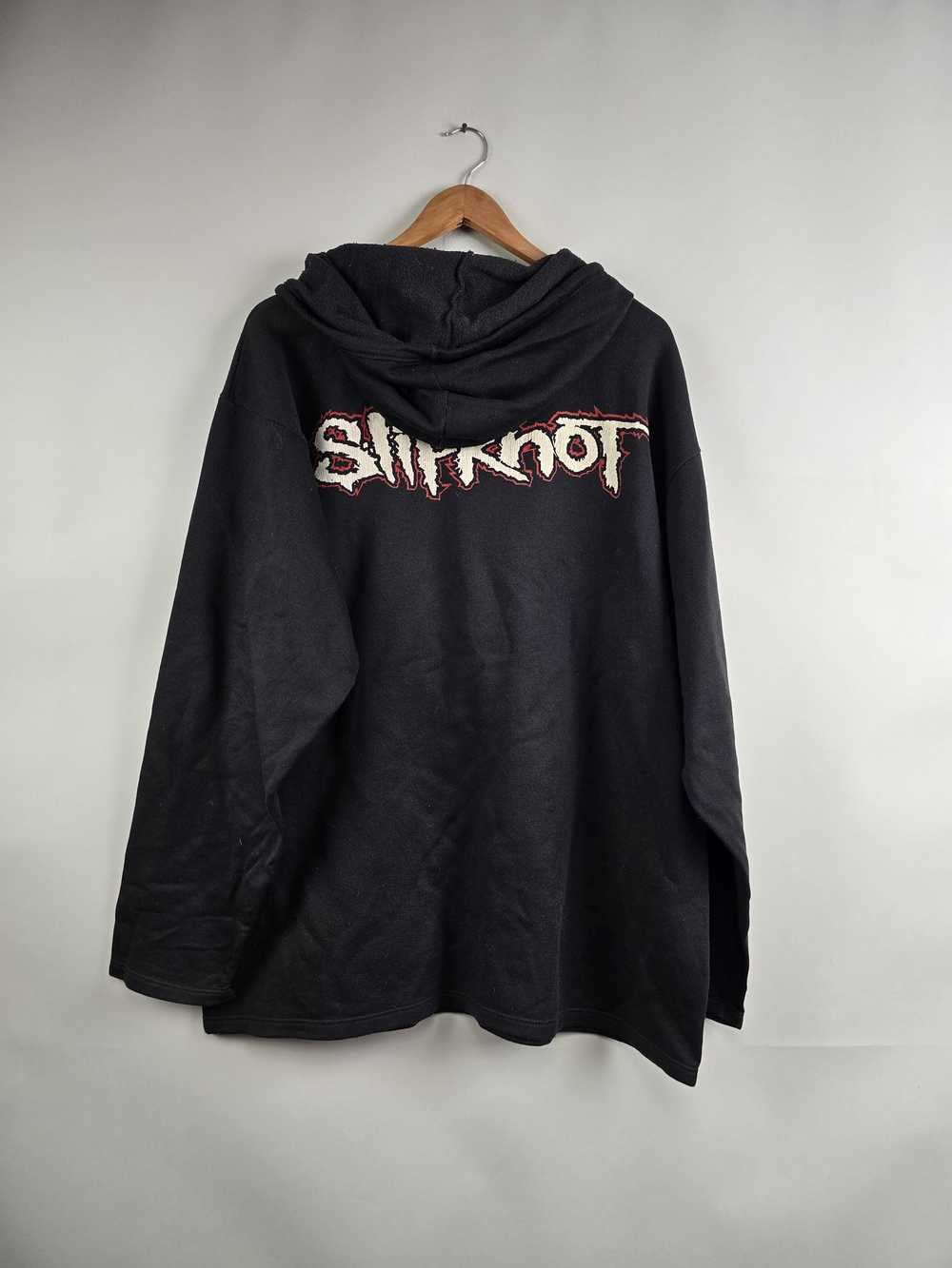 Band Tees × Slipknot × Vintage 90s Slipknot Hoodi… - image 4