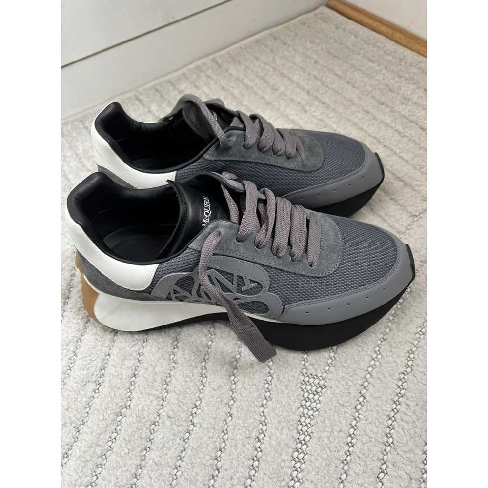 Alexander McQueen Sprint Runner leather low train… - image 4