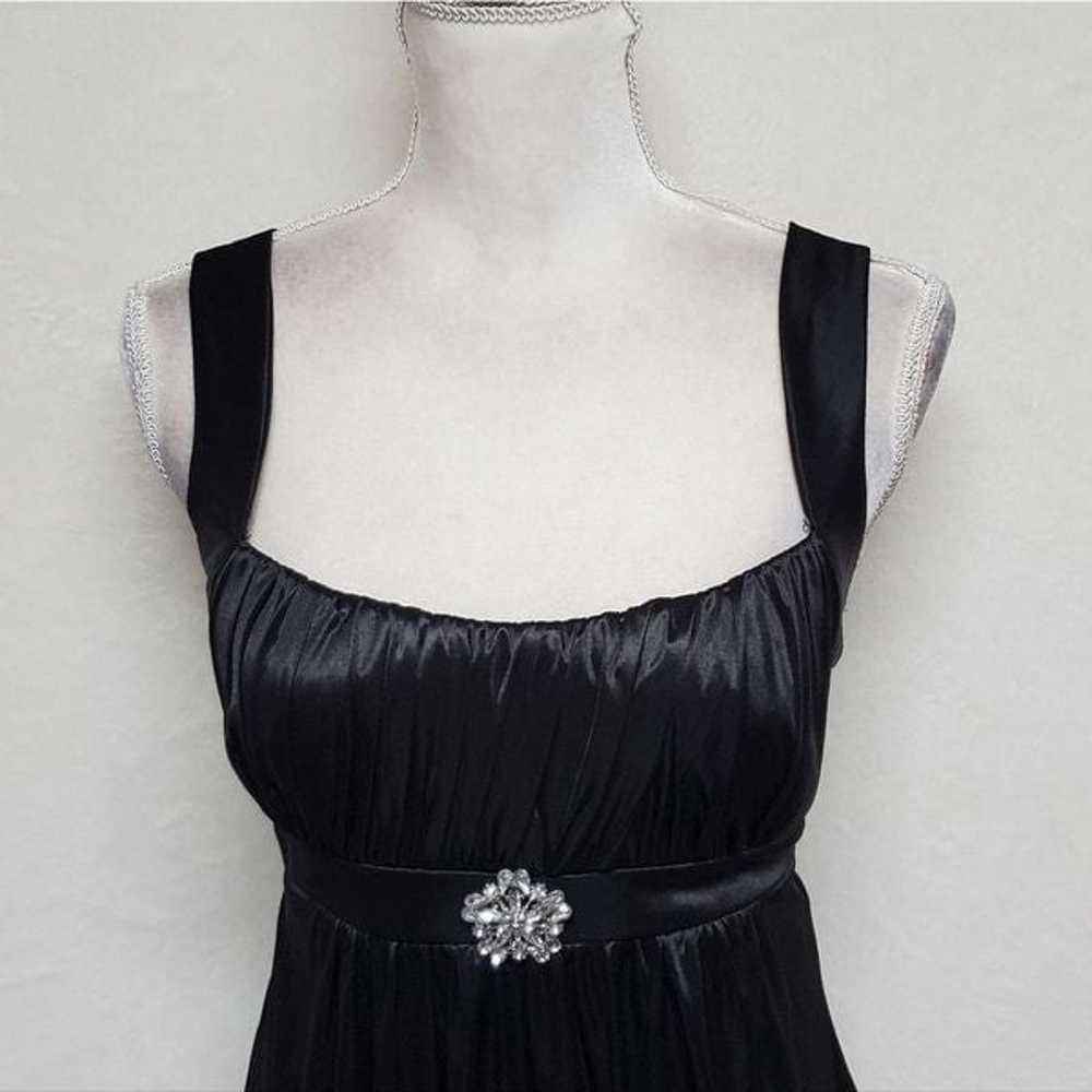 VINTAGE Retro Y2K Ruby Rox Black Bubble Hem Tie-W… - image 3