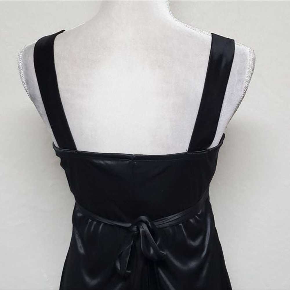 VINTAGE Retro Y2K Ruby Rox Black Bubble Hem Tie-W… - image 8