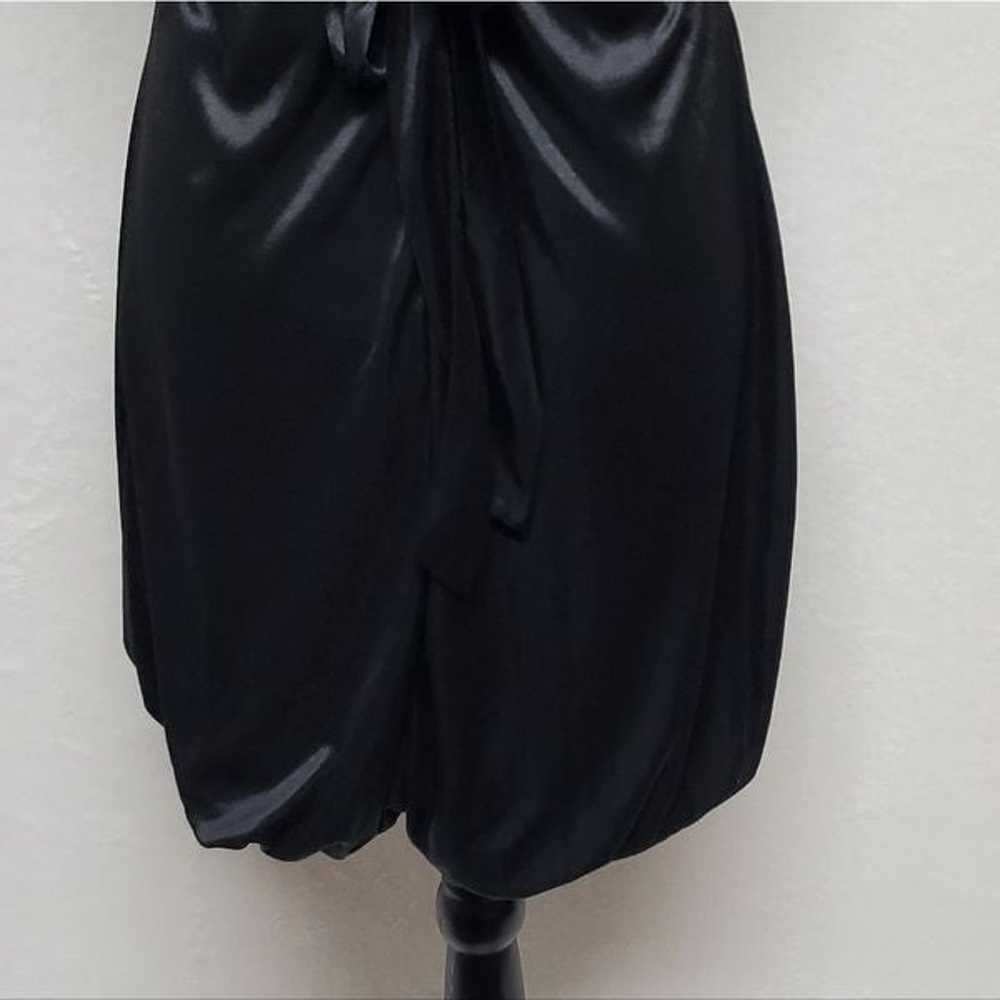 VINTAGE Retro Y2K Ruby Rox Black Bubble Hem Tie-W… - image 9