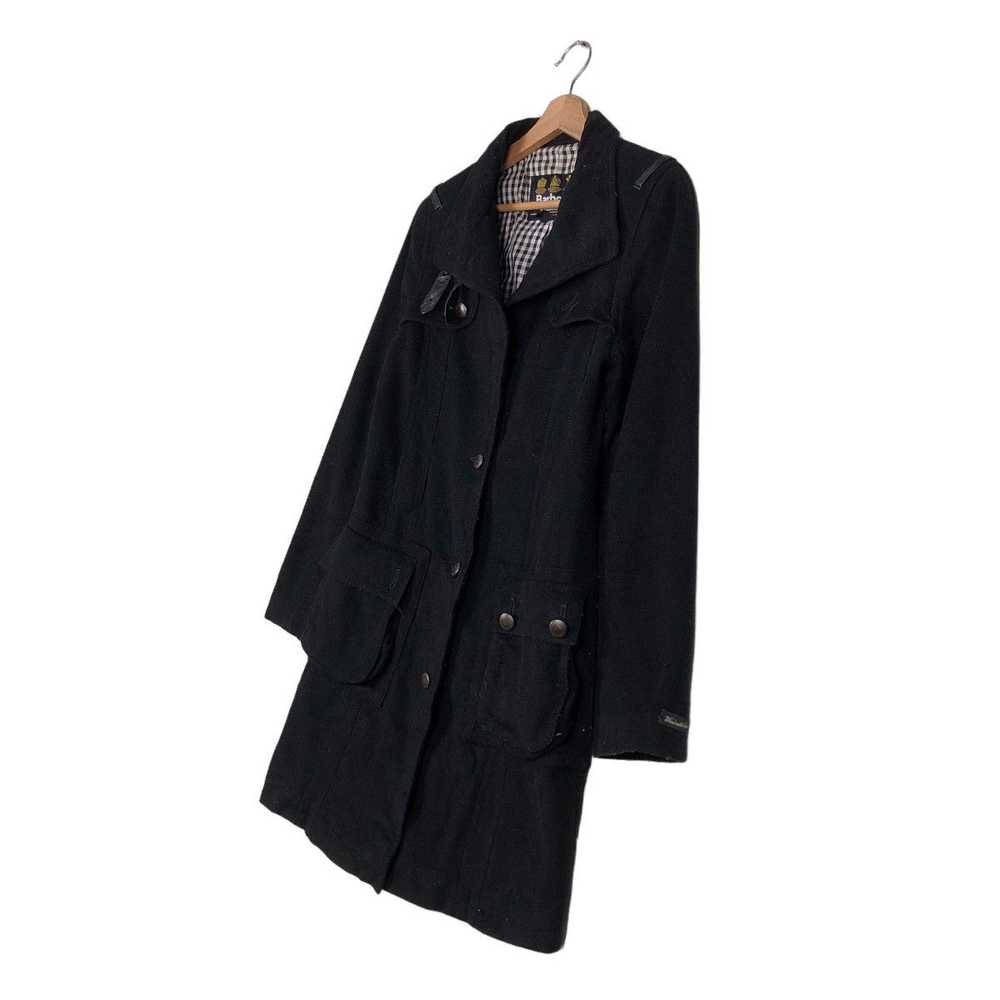 Barbour × Vintage 🔥Vintage Long Wool Jacket Barb… - image 2