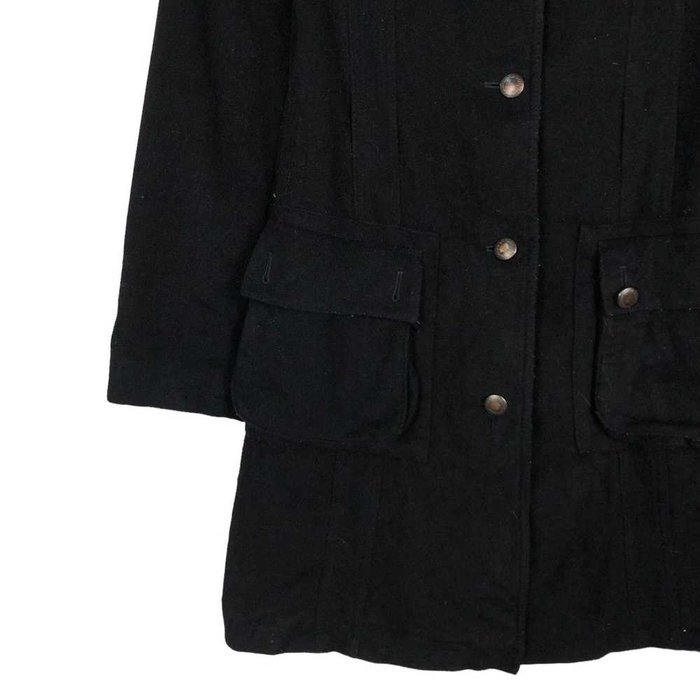 Barbour × Vintage 🔥Vintage Long Wool Jacket Barb… - image 4