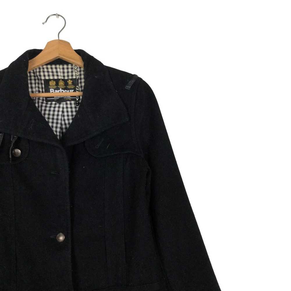 Barbour × Vintage 🔥Vintage Long Wool Jacket Barb… - image 6