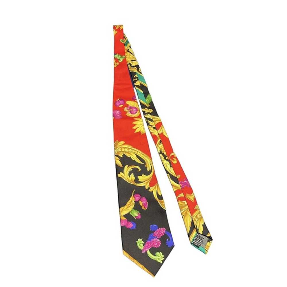 GIANNI VERSACE COUTURE silk neck tie iconic class… - image 2