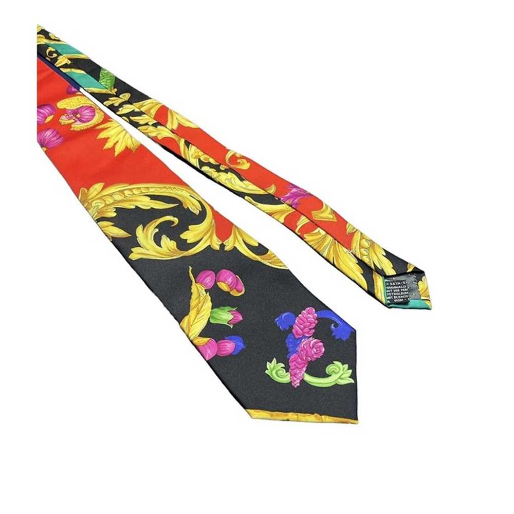 GIANNI VERSACE COUTURE silk neck tie iconic class… - image 3