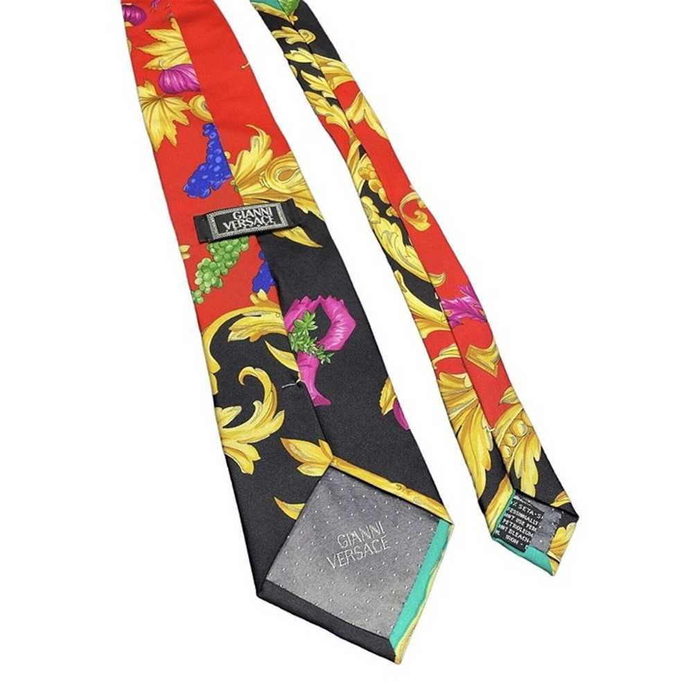 GIANNI VERSACE COUTURE silk neck tie iconic class… - image 4