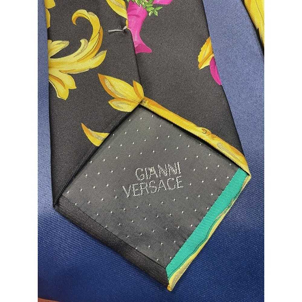 GIANNI VERSACE COUTURE silk neck tie iconic class… - image 7