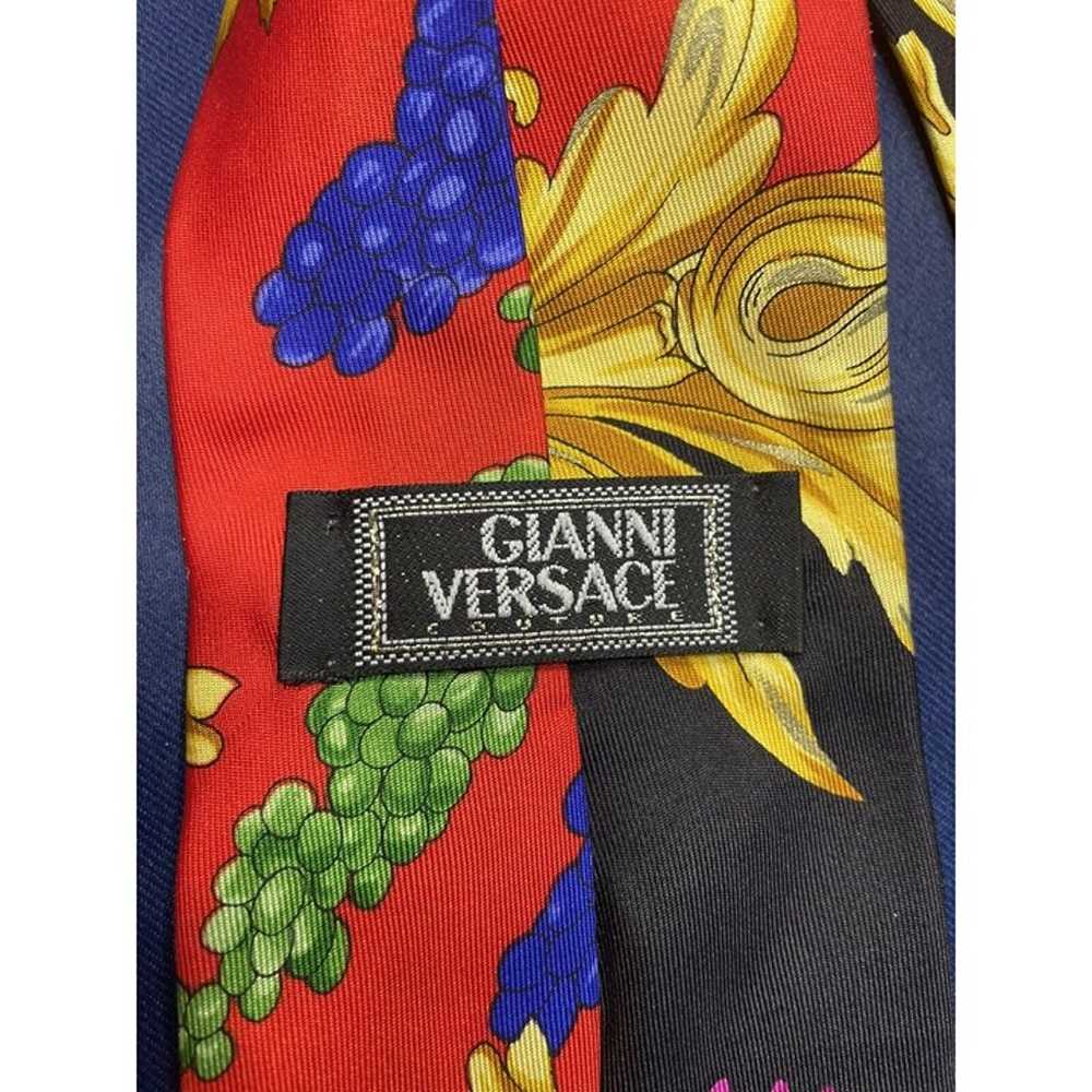 GIANNI VERSACE COUTURE silk neck tie iconic class… - image 9