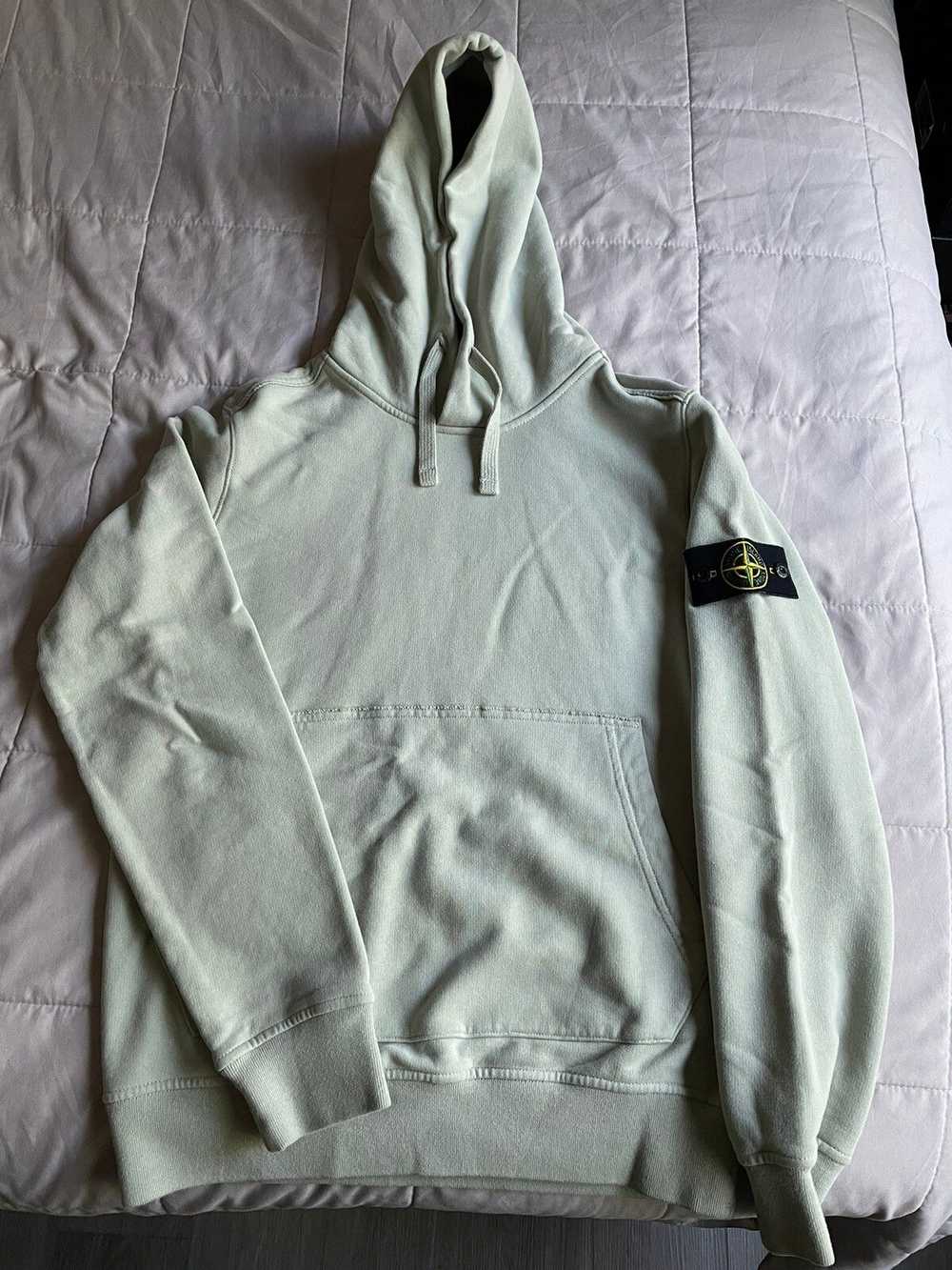 Stone Island Stone Island Sage Green Hoodie - image 2