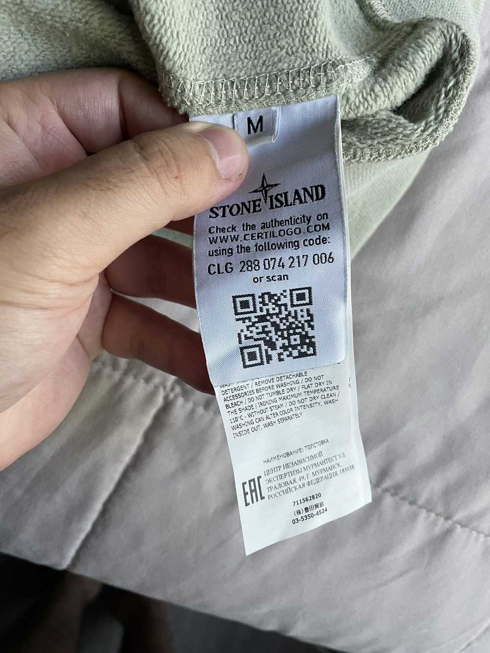 Stone Island Stone Island Sage Green Hoodie - image 8