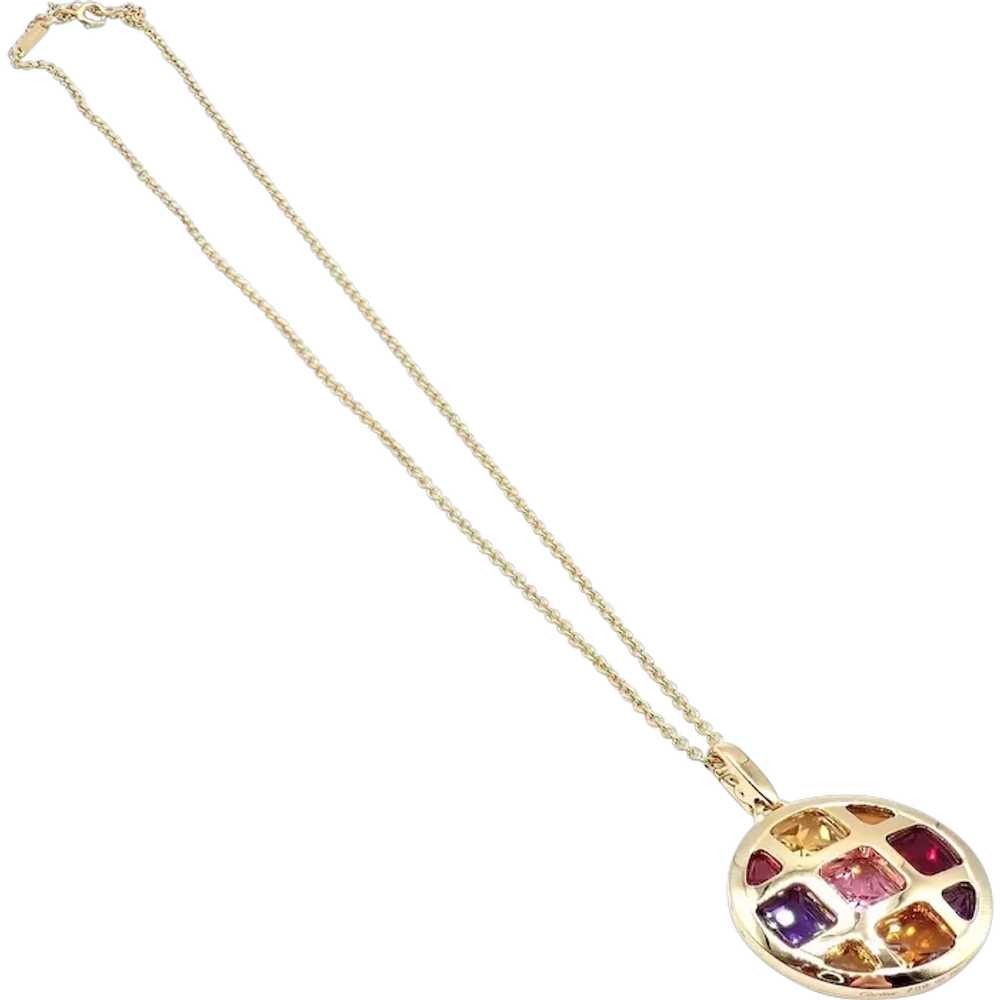 Cartier Pasha 18k Yellow Gold Amethyst Citrine Ga… - image 1