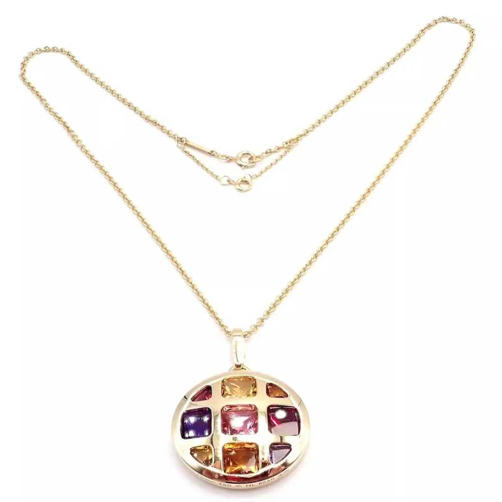 Cartier Pasha 18k Yellow Gold Amethyst Citrine Ga… - image 6