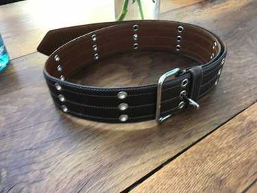Vintage brown leather valentino belt - Gem