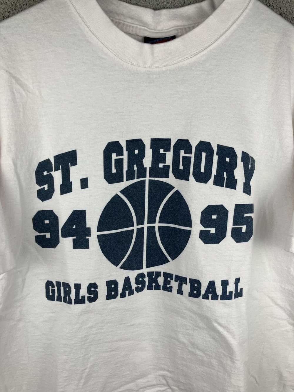 Vintage Vintage 1990s St Gregory Basketball Tee - image 2