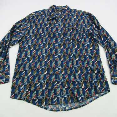 Drome Carlo Pacini Shirt Mens Large Button Up Rom… - image 1