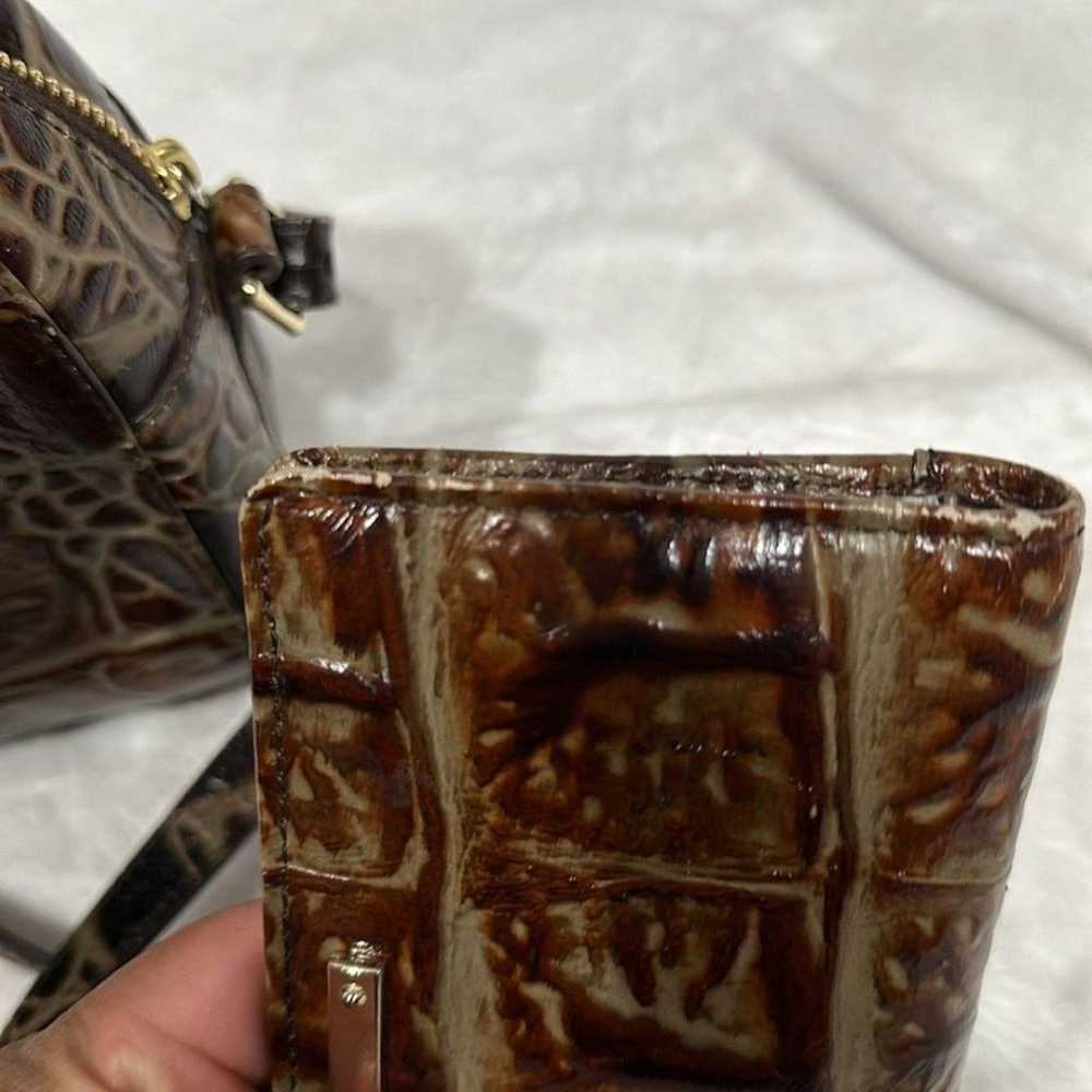 Rare Brahmin Abby Espresso Orinoco Leather Crossb… - image 11