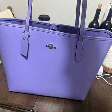 Coach purse purple