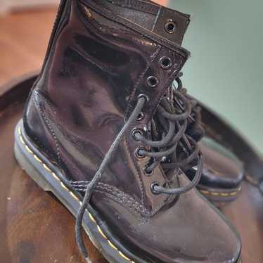 Black Patent Dr Marten boots