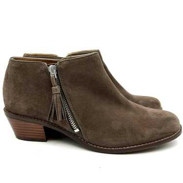 Vionic Womens Size 8 Suede Serena Taupe Ankle Boot